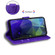 Samsung Galaxy S24 Ultra 5G Skin Feel Pure Color Flip Leather Phone Case - Purple