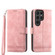 Samsung Galaxy S24 Ultra 5G Dierfeng Dream Line TPU + PU Leather Phone Case - Pink Samsung Galaxy S24 Ultra 5G Dierfeng Dream Line TPU + PU Leather Phone Case - Pink