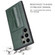 Samsung Galaxy S24 Ultra 5G Fierre Shann Full Coverage Protective Leather Phone Case - Green Samsung Galaxy S24 Ultra 5G Fierre Shann Full Coverage Protective Leather Phone Case - Green