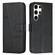 ForSamsung Galaxy S24 Ultra Stitching Calf Texture Buckle Leather Phone Case - Black