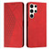 ForSamsung Galaxy S24 Ultra Diamond Splicing Skin Feel Magnetic Leather Phone Case - Red