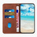 ForSamsung Galaxy S24 Ultra Diamond Splicing Skin Feel Magnetic Leather Phone Case - Brown