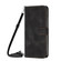 ForSamsung Galaxy S24 Ultra Dream Triangle Leather Phone Case with Long Lanyard - Black