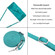 ForSamsung Galaxy S24 Ultra Dream Triangle Leather Phone Case with Long Lanyard - Green