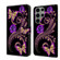 Samsung Galaxy S24 Ultra 5G Crystal 3D Shockproof Protective Leather Phone Case - Purple Flower Butterfly