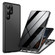 Samsung Galaxy S24 Ultra 5G Anti-peeping Magnetic Double-sided Tempered Glass Phone Case - Black