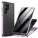 Samsung Galaxy S24 Ultra 5G Anti-peeping Magnetic Double-sided Tempered Glass Phone Case - Purple