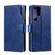 Samsung Galaxy S24 Ultra 5G Tri-Fold 9-Card Wallets Leather Phone Case - Blue