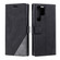 Samsung Galaxy S24 Ultra 5G Skin Feel Splicing Horizontal Flip Leather Phone Case - Black