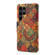 Samsung Galaxy S24 Ultra 5G Denior Flower Language Series Cork Fabric Oil Edge Leather Phone Case - Autumn