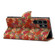 Samsung Galaxy S24 Ultra 5G Denior Flower Language Series Cork Fabric Oil Edge Leather Phone Case - Summer