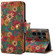 Samsung Galaxy S24 Ultra 5G Denior Flower Language Series Cork Fabric Oil Edge Leather Phone Case - Spring