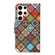 Samsung Galaxy S24 Ultra 5G Colored Drawing Pattern Leather Phone Case - Ethnic Style