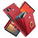 Samsung Galaxy S24 Ultra 5G Ring Holder RFID Card Slot Phone Case - Red