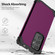 Samsung Galaxy S24 Ultra 5G 3 in 1 Silicone Hybrid PC Shockproof Phone Case - Dark Purple