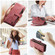 Samsung Galaxy S24 Ultra 5G CaseMe C30 Multifunctional Card Slots Zipper Phone Leather Phone Case - Red