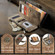 Samsung Galaxy S24 Ultra 5G CaseMe C30 Multifunctional Card Slots Zipper Phone Leather Phone Case - Brown