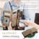Samsung Galaxy S24 Ultra 5G CaseMe C30 Multifunctional Card Slots Zipper Phone Leather Phone Case - Brown