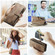 Samsung Galaxy S24 Ultra 5G CaseMe C30 Multifunctional Card Slots Zipper Phone Leather Phone Case - Brown