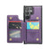 Samsung Galaxy S24 Ultra 5G CaseMe C22 PC+TPU Business Style RFID Anti-theft Leather Phone Case - Purple