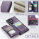 Samsung Galaxy S24 Ultra 5G CaseMe C22 PC+TPU Business Style RFID Anti-theft Leather Phone Case - Purple