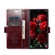 Samsung Galaxy S24 Ultra 5G CaseMe-003 PU + PC Business Style Crazy Horse Texture Leather Phone Case - Mulberry Red