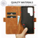 Samsung Galaxy S24 Ultra 5G LC.IMEEKE Strong Magnetism Microfiber Leather Phone Case - Brown
