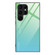 Samsung Galaxy S24 Ultra 5G Gradient Color Glass Phone Case - Green Cyan