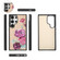 Samsung Galaxy S24 Ultra 5G Flower Multi-functional Crossbody Zipper Wallet Leather Phone Case - Yellow