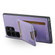 Samsung Galaxy S24 Ultra 5G Suteni H02 Litchi Leather Card Wallet Stand Back Phone Case - Purple