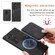 Samsung Galaxy S24 Ultra 5G Retro Leather Card Bag Magnetic Phone Case - Black