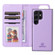 Samsung Galaxy S24 Ultra 5G BETOPNICE BN-005 2 in 1 Detachable Imitate Genuine Leather Phone Case - Light Purple