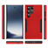 Samsung Galaxy S24 Ultra 5G Pioneer Armor Heavy Duty PC + TPU Phone Case - Red+Black