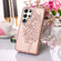 Samsung Galaxy S24 Ultra 5G Embossed Butterfly Leather Phone Case - Rose Gold