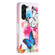 Samsung Galaxy S24+ 5G Colored Drawing Pattern Leather Phone Case - Butterflies