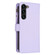 Samsung Galaxy S24+ 5G 9 Card Slots Zipper Wallet Leather Flip Phone Case - Light Purple