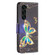 Samsung Galaxy S24+ 5G Colored Drawing Pattern Leather Phone Case - Big Butterfly