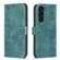 Samsung Galaxy S24+ 5G Plaid Embossed Leather Phone Case - Green