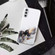 Samsung Galaxy S24+ 5G Hollow Marble Pattern TPU Phone Case - Black