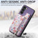 Samsung Galaxy S24+ 5G Retro Painted Zipper Wallet Back Phone Case - Purple
