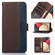 Samsung Galaxy S24+ 5G KHAZNEH Litchi Texture Leather RFID Phone Case - Brown