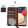 Samsung Galaxy S24+ 5G KHAZNEH Litchi Texture Leather RFID Phone Case - Brown