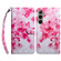 Samsung Galaxy S24+ 5G 3D Painted Leather Phone Case - Red Flower
