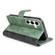 Samsung Galaxy S24+ 5G Stitching Horizontal Flip Leather Phone Case - Green