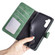 Samsung Galaxy S24+ 5G Stitching Horizontal Flip Leather Phone Case - Green