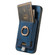 Samsung Galaxy S24+ 5G Retro Splitable Magnetic Card Bag Leather Phone Case - Blue