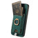 Samsung Galaxy S24+ 5G Retro Splitable Magnetic Card Bag Leather Phone Case - Green