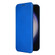 Samsung Galaxy S24+ 5G Carbon Fiber Texture Flip Leather Phone Case - Blue