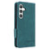 Samsung Galaxy S24+ 5G Magnetic Clasp Leather Phone Case - Green