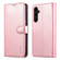 Samsung Galaxy S24+ 5G AZNS Skin Feel Calf Texture Flip Leather Phone Case - Rose Gold